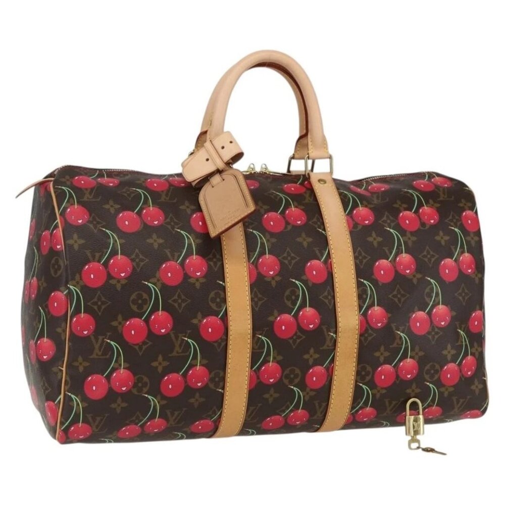 LOUIS VUITTON Monogram Cherry Keepall 45 Boston Bag M95011 LV Auth 158900SV - Picture 2 of 16